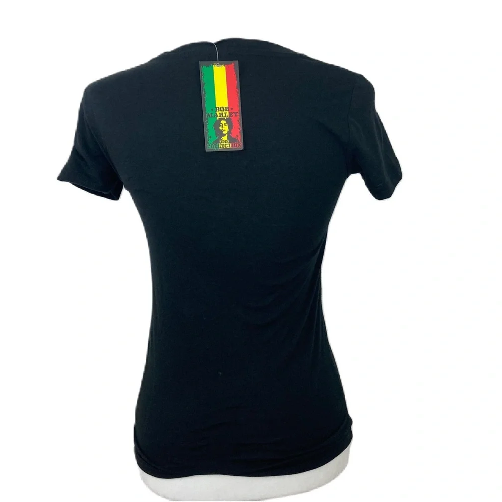 NWT Official Bob Marley One Love Rasta T-Shirt Jamaica Collection Womens S - Picture 5 of 17